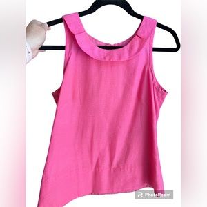 Barbie pink. Jcrew SZ 2 beautiful top. Gorgeous pink color. Excellent condition.